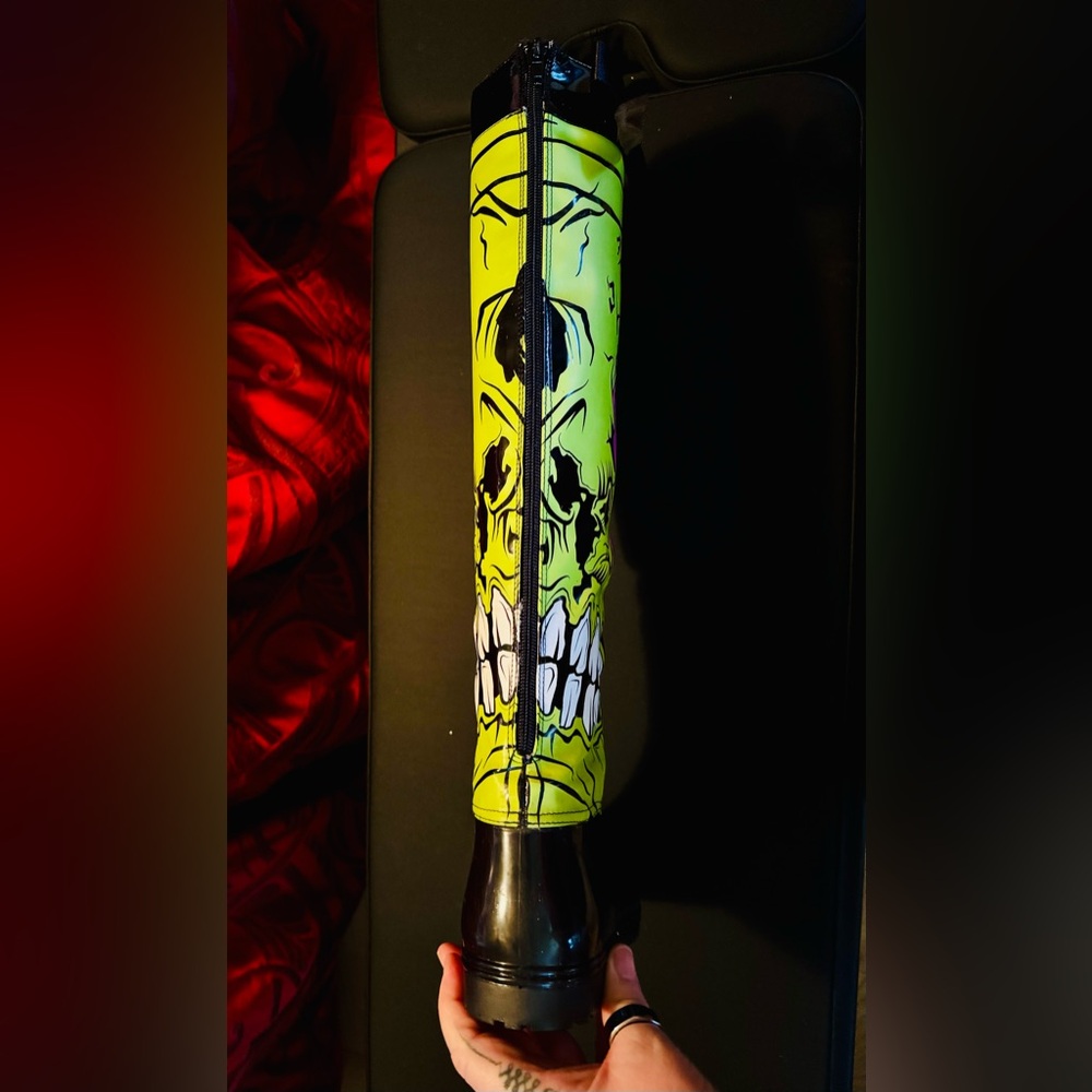 Rare Discontinued Iron Fist Zombie Rain Boots New with defects 18.5” US 10 EU 41 - Picture 7 of 16